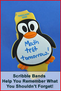 Scribble Bands Help You Remember What You Shouldn't Forget!